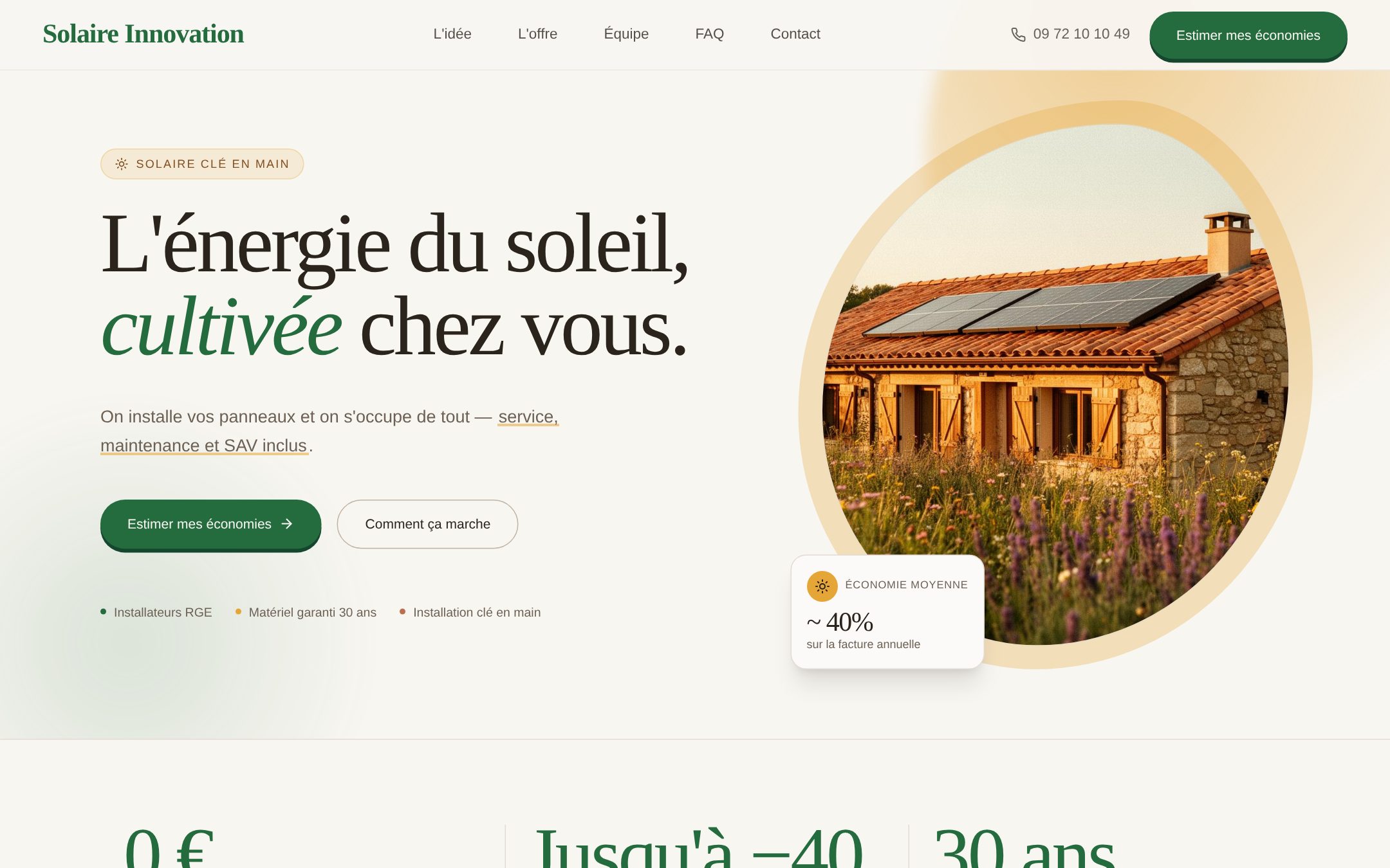Site web Solaire Innovation réalisé par Sameli Conseil