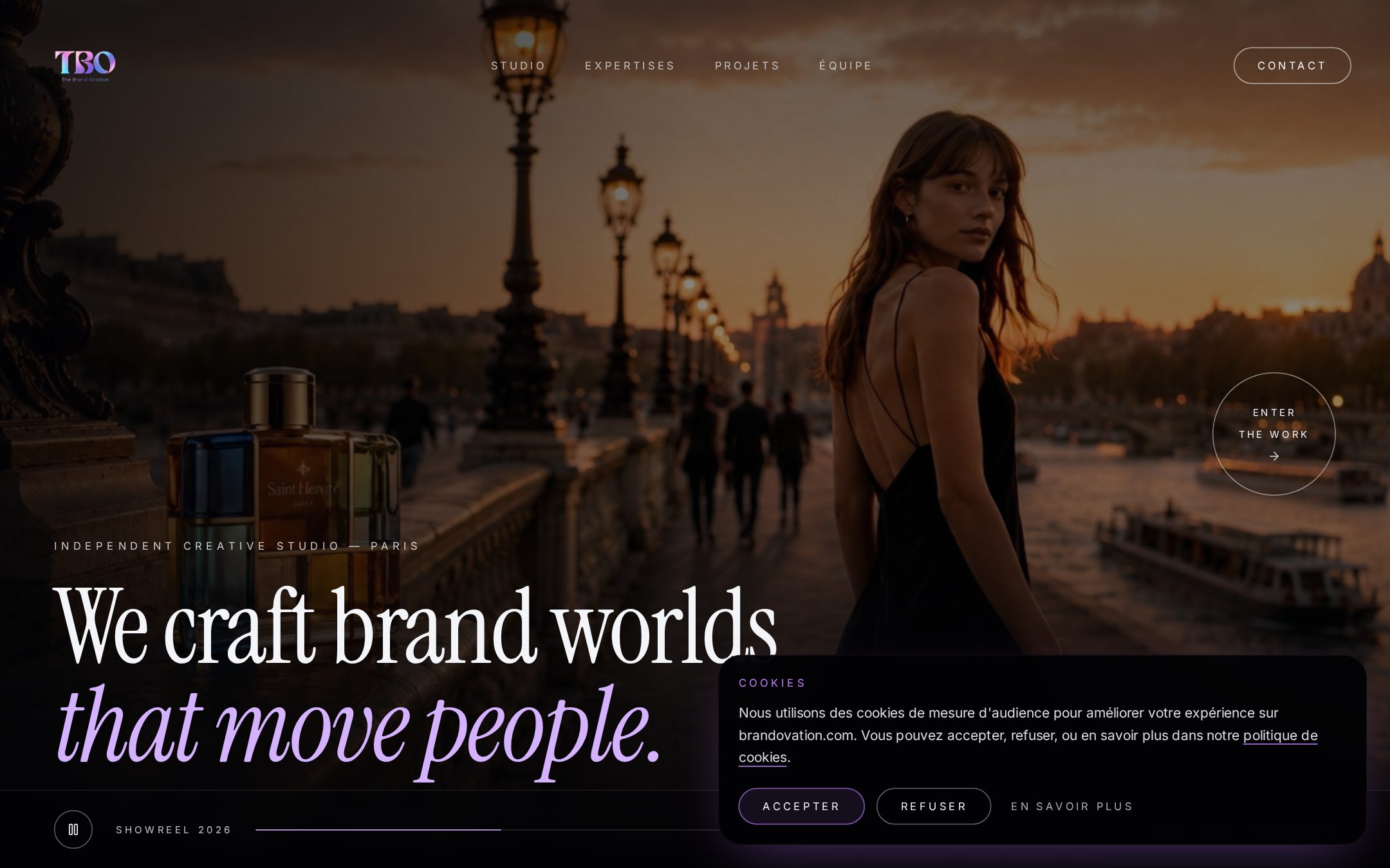 Site web The Brandovation réalisé par Sameli Conseil